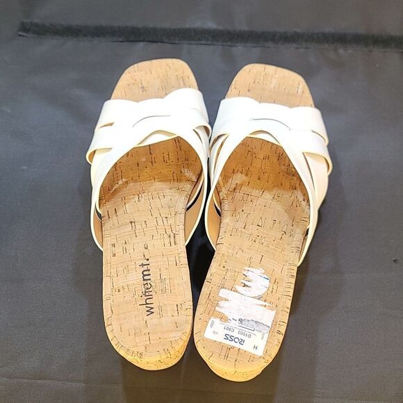 BRAND NEW WHITEMT SLIP-ON WOMEN"S WEDGE SANDAL - Picture 7 of 16